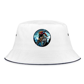 Freeride Biker - Bob - blanc/marine - Devant