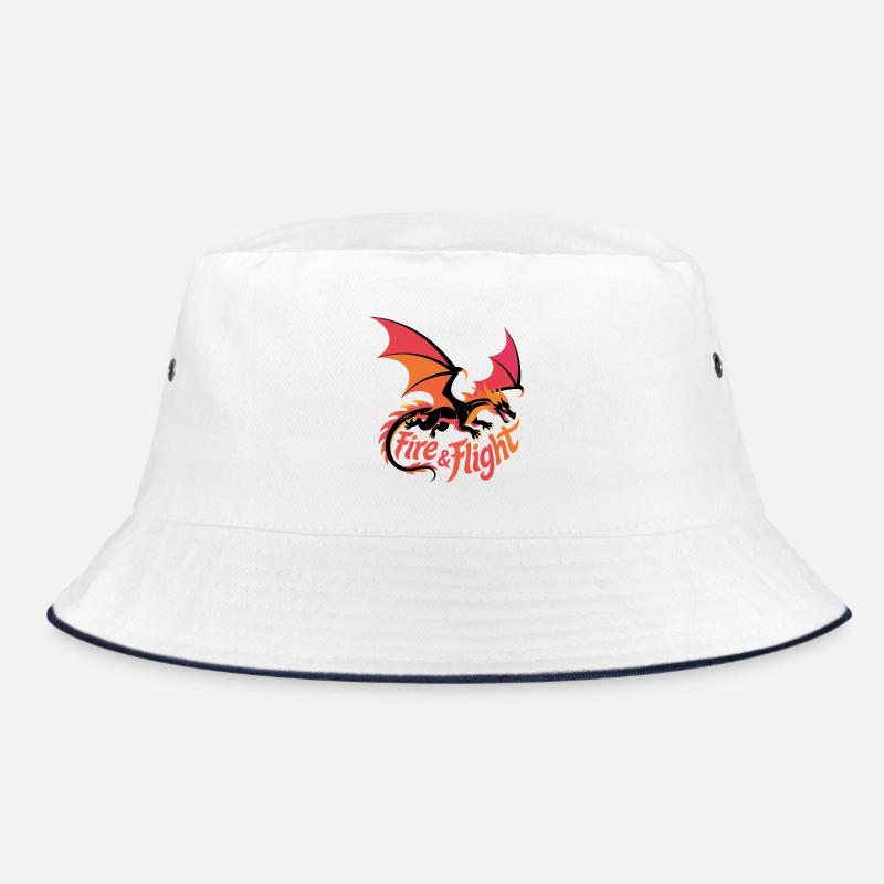 Fire & Flight Kite Art Bucket Hat