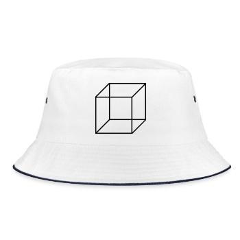 Cube Square - Bob - blanc/marine - Devant
