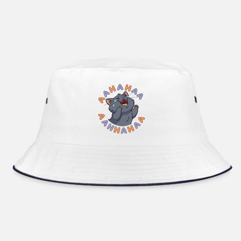 Laughing Cat Burst Bucket Hat