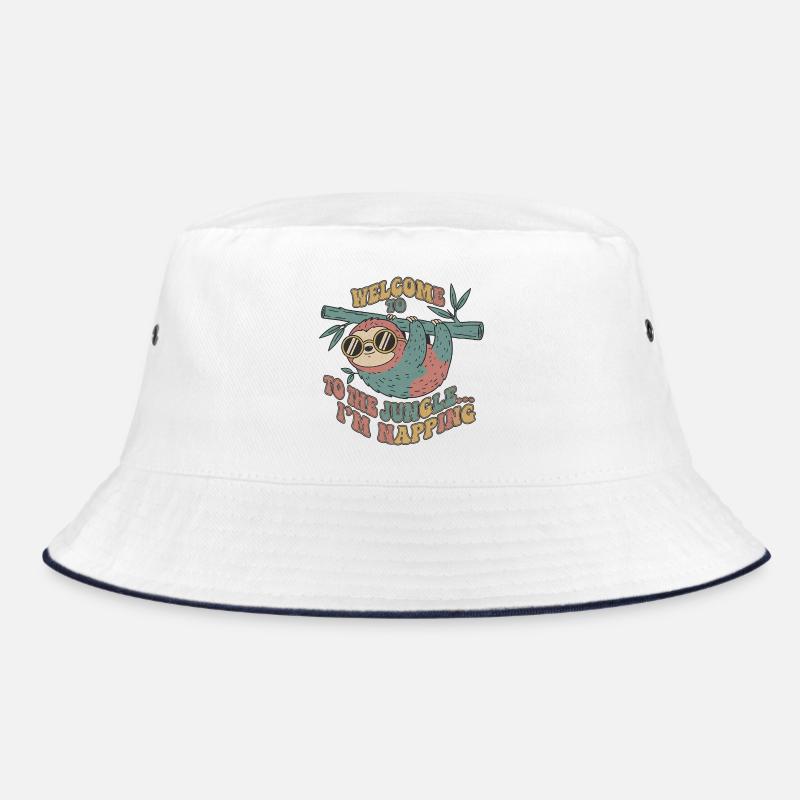 Dschungel-Faultier-Nickerchen Bucket Hat