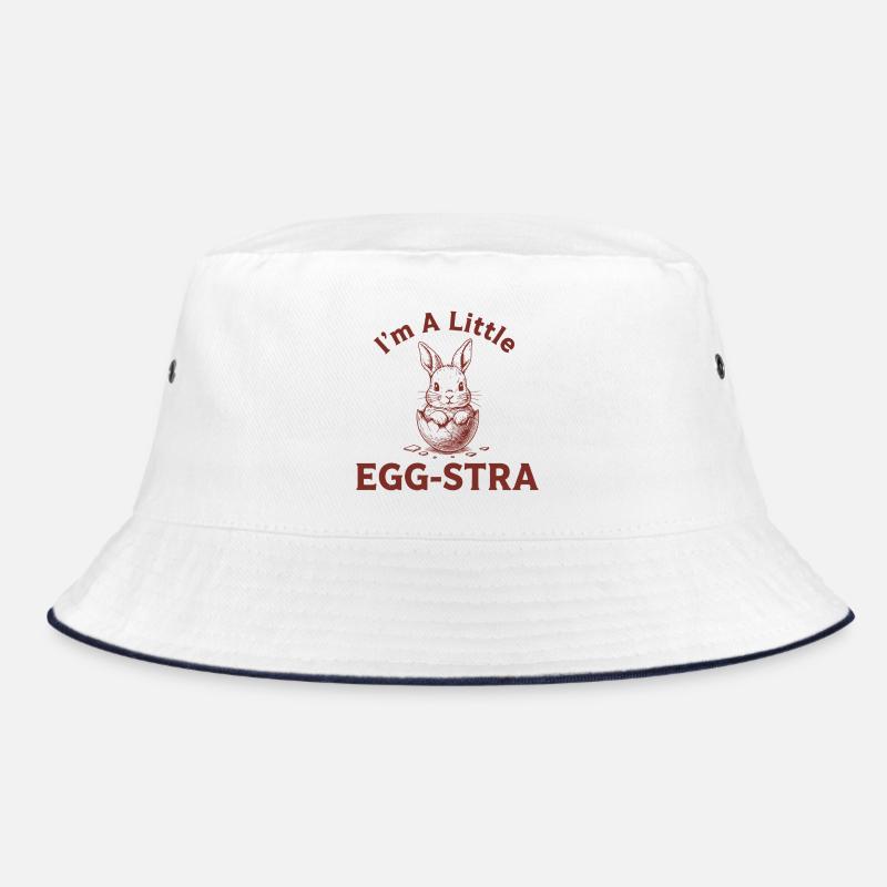 T-shirt Egg-STRA Bunny - Bob - blanc/marine