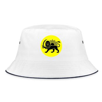 Lion Perse Symbole Iran - Bob - blanc/marine - Devant