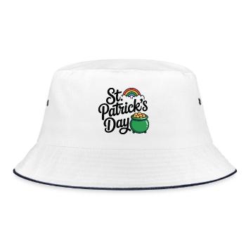 Pot d’or de la Saint-Patrick, Rainbow Lucky Design - Bob - blanc/marine - Devant