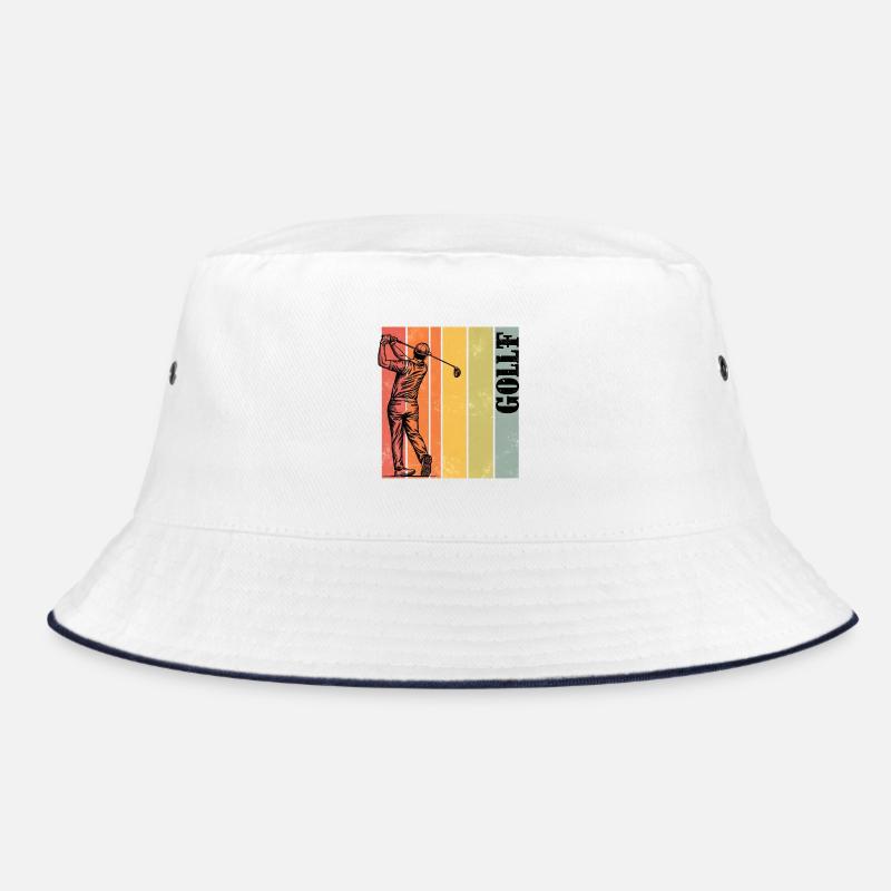 1-Mann Humor Golf Lustige Idee Golfer Golfer Muster Bucket Hat
