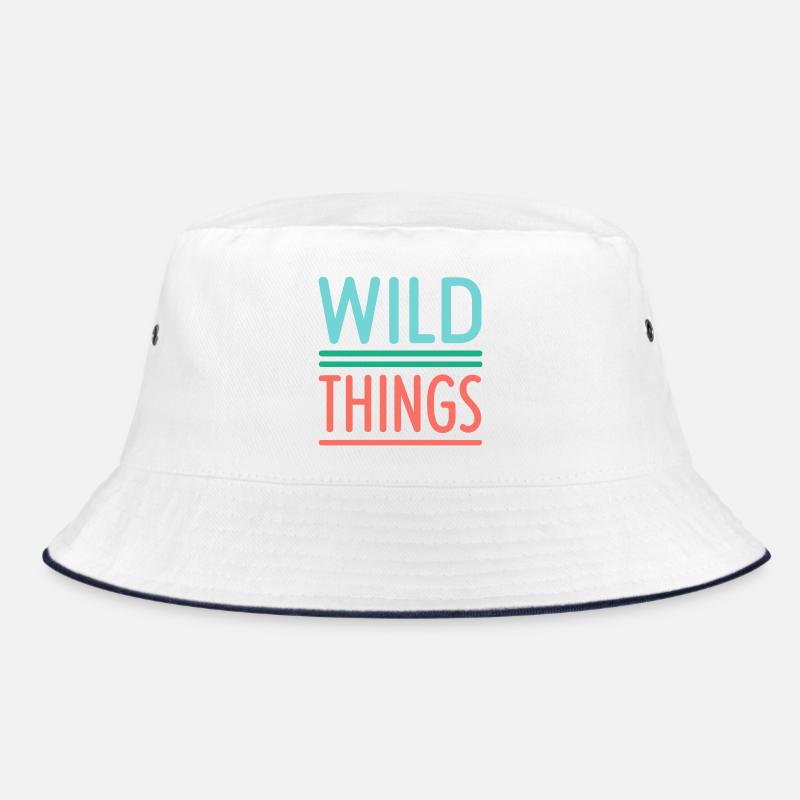 Wild Things Pastel Retro Bucket Hat