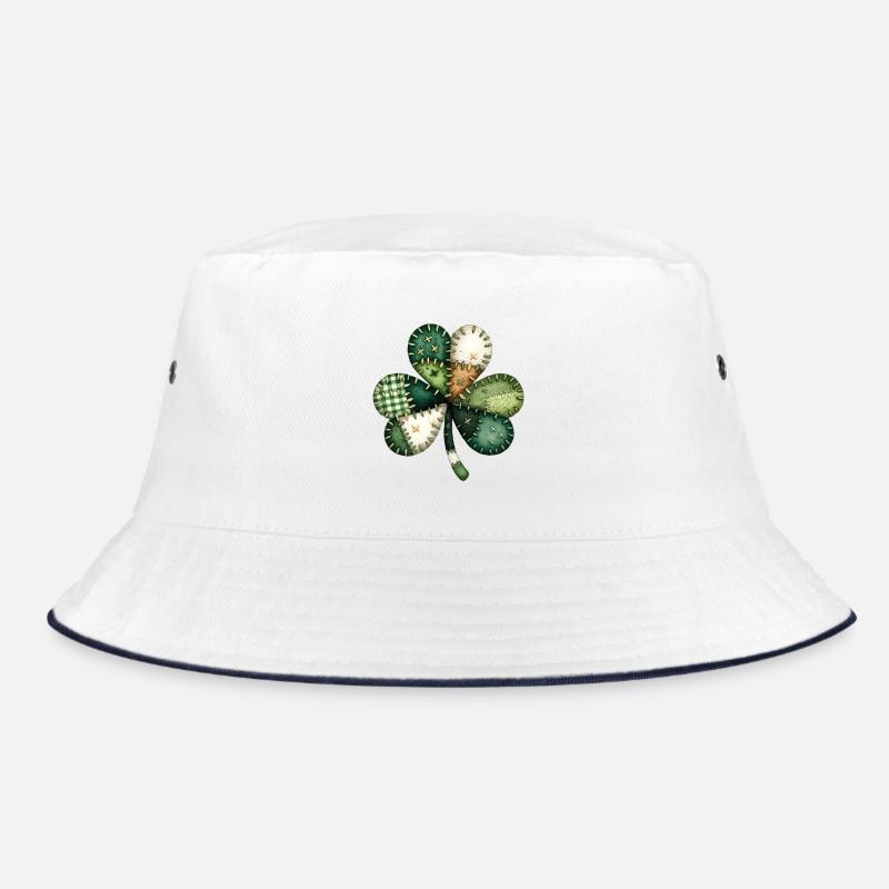 Jour de la Saint-Patrick du trèfle - Bob - blanc/marine
