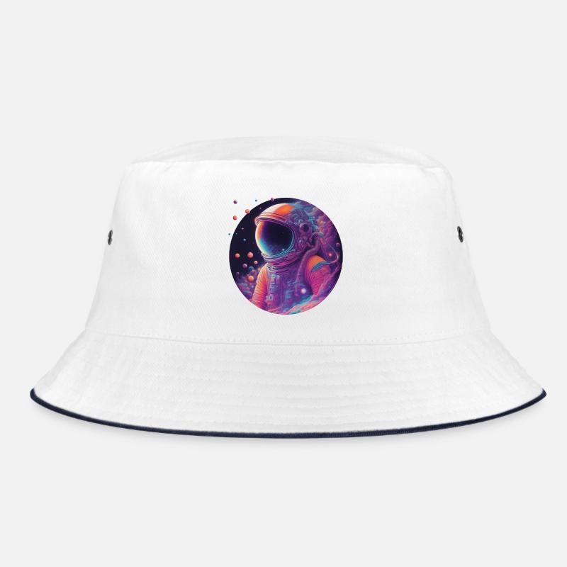 Neonastronaut im Farbraum Bucket Hat