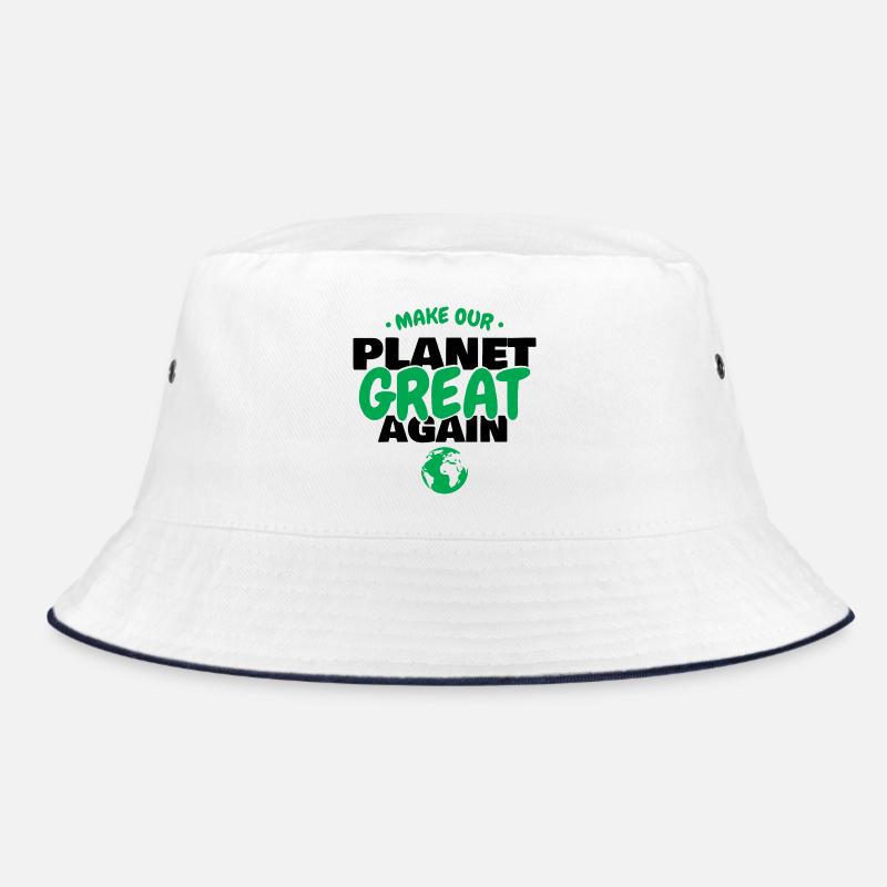 Make Our Planet Great Again Eco Earth Day Graphic Bucket Hat