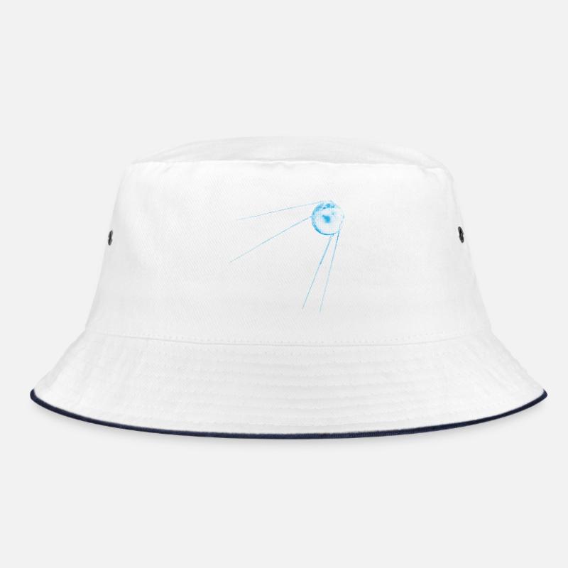 Sputnik 1 Satellite Bucket Hat