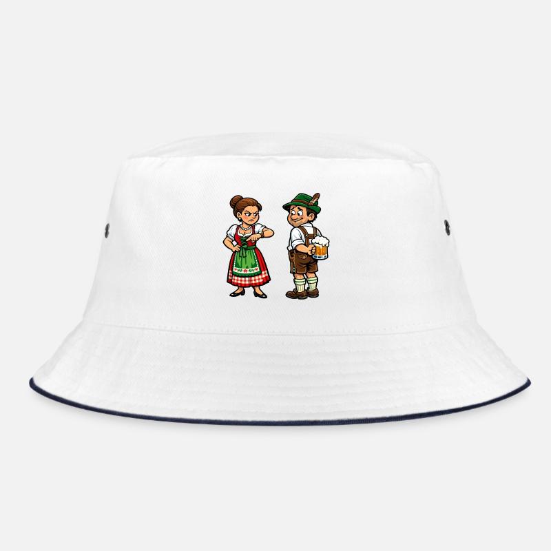 Ehe-Humor Chef & Bier Bucket Hat