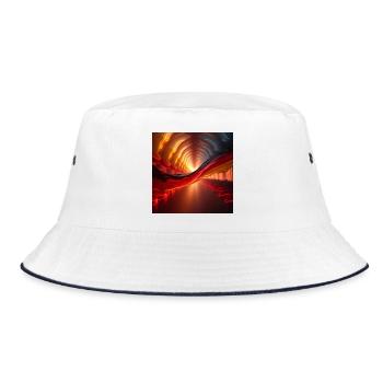 flags Germany - Bucket Hat - white/navy - Front