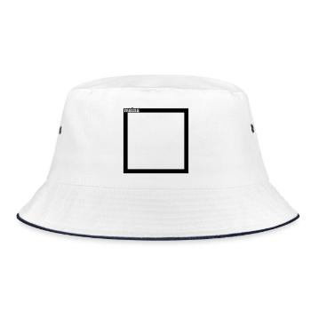 Meins - Bucket Hat - Weiß/Navy - Vorne