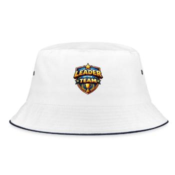 Team leader of the team - Bucket Hat - white/navy - Front