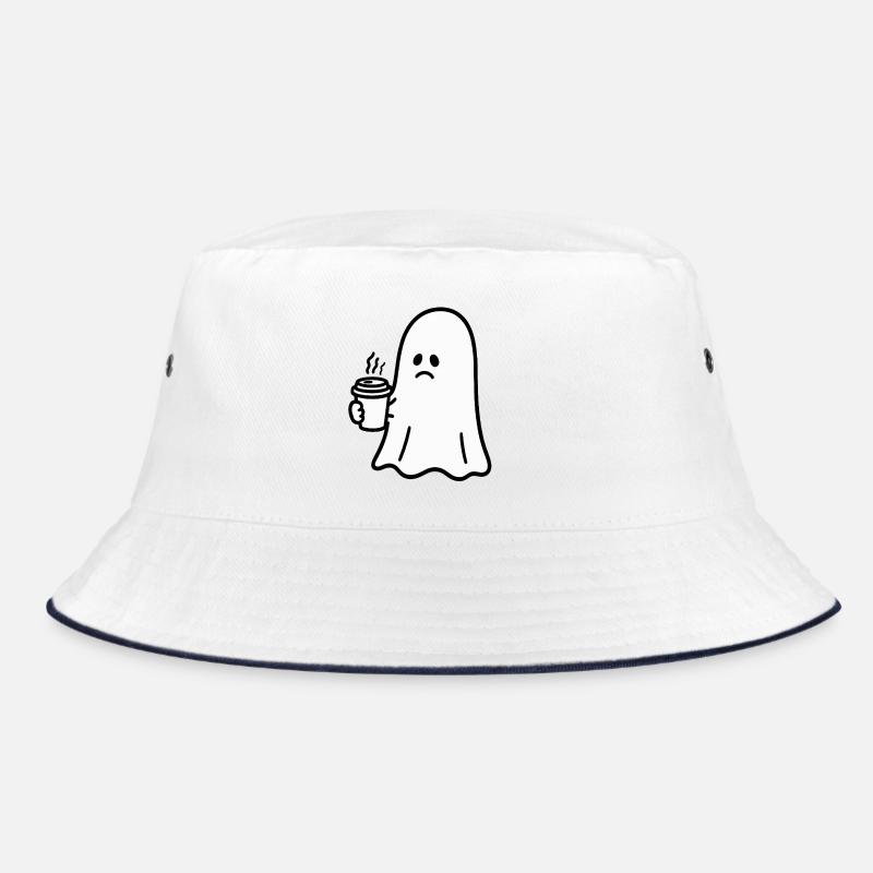 Geist Kaffee Halloween Süßes oder Saures Bucket Hat