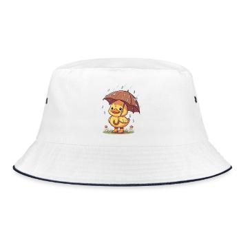 Canetons Cadeaux caneton Design Mignon Enfant - Bob - blanc/marine - Devant
