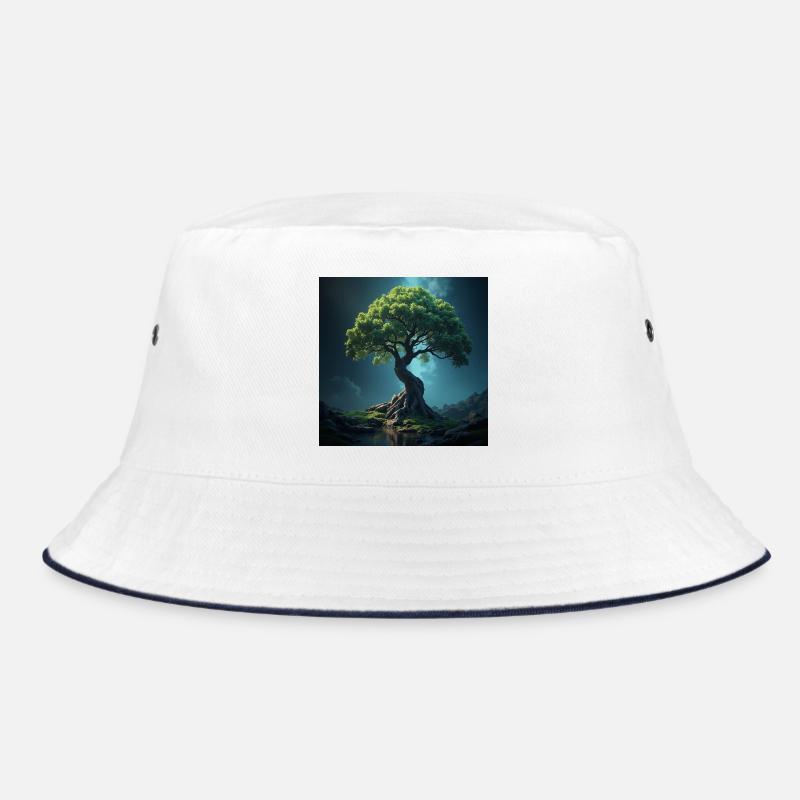Bunter Baum des Lebens. Bucket Hat