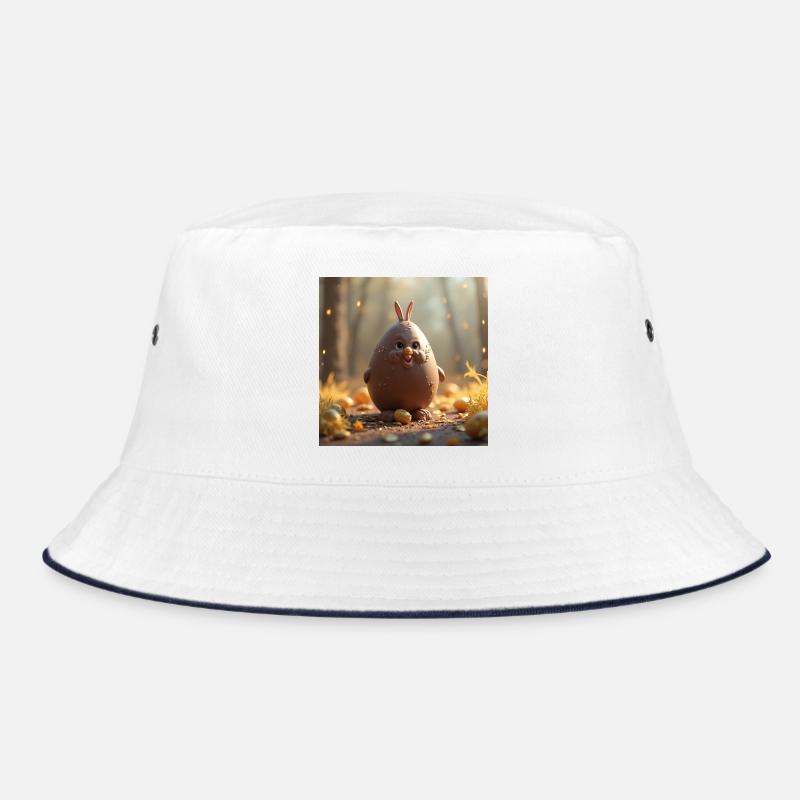 An Easter Bunny - Bucket Hat - white/navy