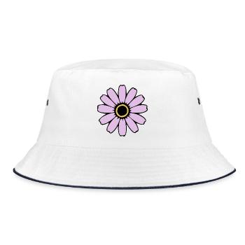 Fleurs Pastel Fleurs Fleurs Cadeau Pastel - Bob - blanc/marine - Devant