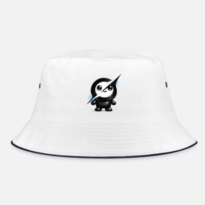 Cute AI Lightning Grok Mascot Sticker Bob