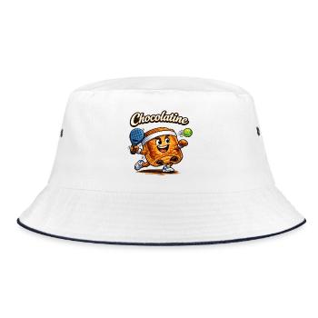 Chocolatine padel - Bob - blanc/marine - Devant