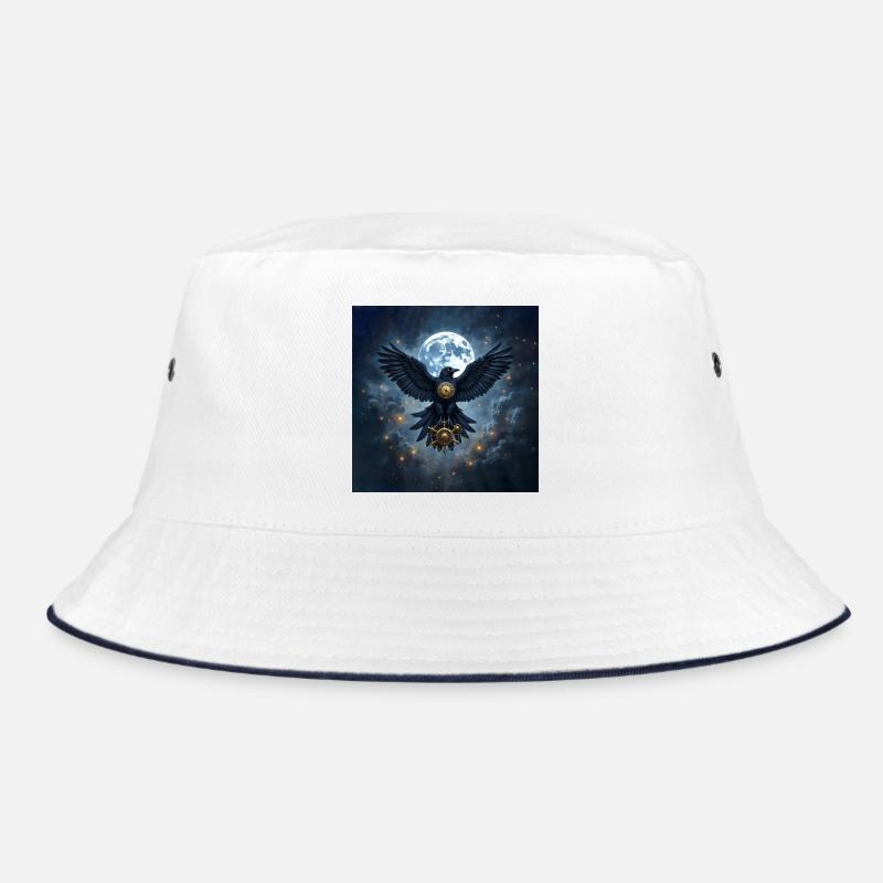 Siderischer Rabe mit Lunar Rudder Bucket Hat