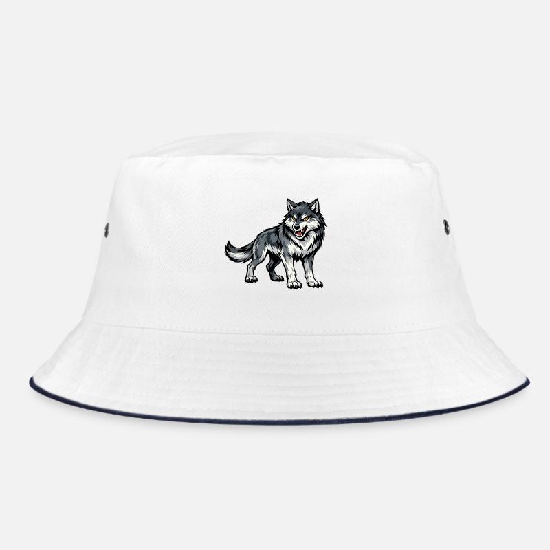 Wolfsgeist Illustration Bucket Hat