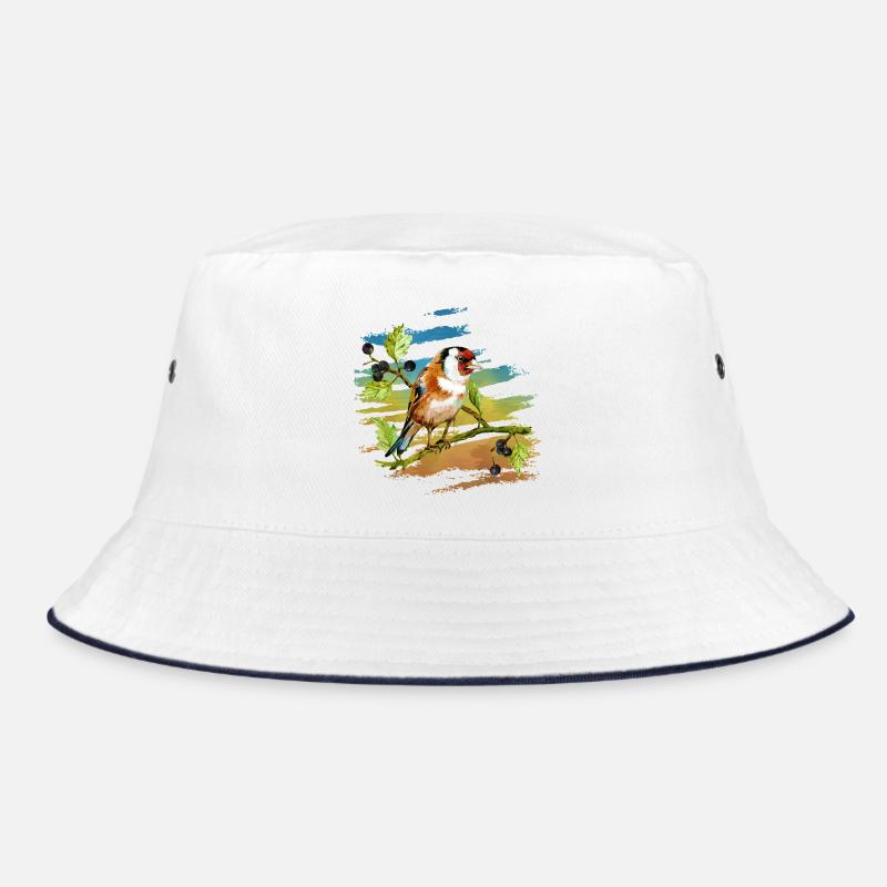 Bunter Vogel Bucket Hat