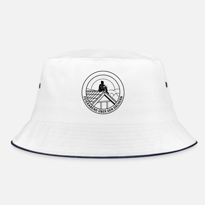 Dachdecker Feierabend über den Dächern Bucket Hat