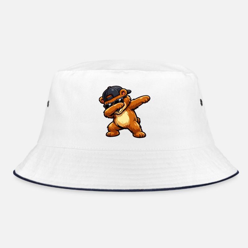 Dabbing Bear Bucket Hat