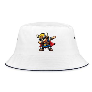 Dabbing Viking - Bob - blanc/marine - Devant