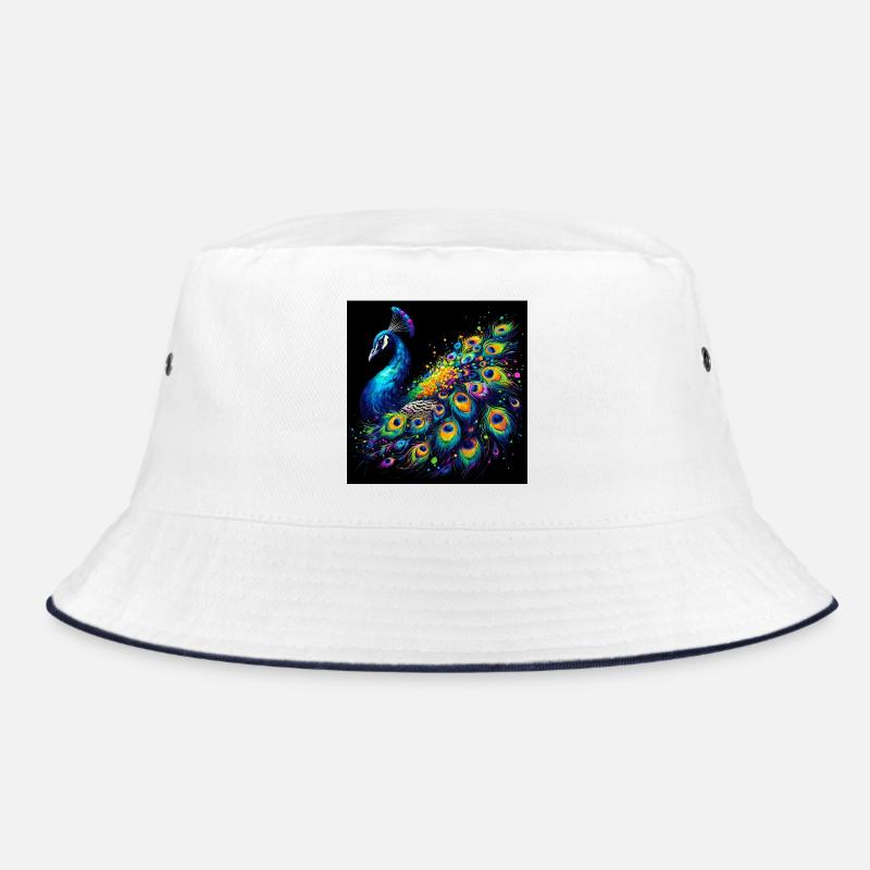 peacock Bucket Hat