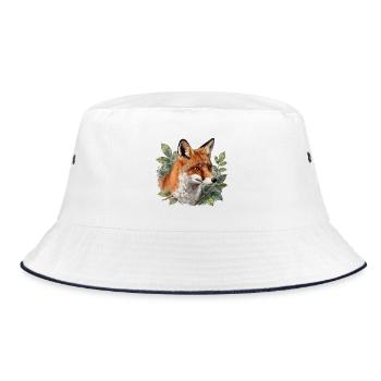 Renard botanique - Bob - blanc/marine - Devant