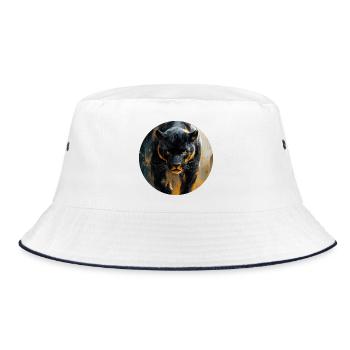 Design de Panthère noire - Bob - blanc/marine - Devant