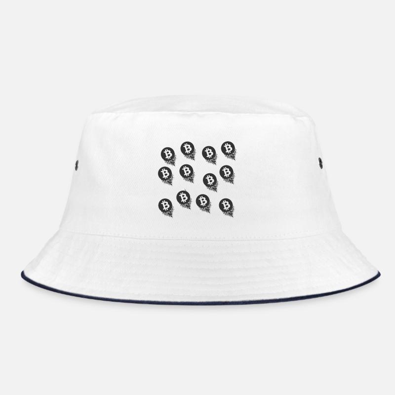 Bitcoin Brush Pattern Series Bucket Hat
