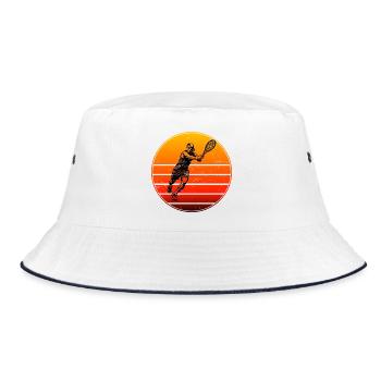 Idée cadeau pour un tennis avec tennis - Bob - blanc/marine - Devant