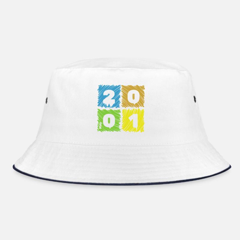25. Geburtstag Farbige Patches since 05/2001 Bucket Hat
