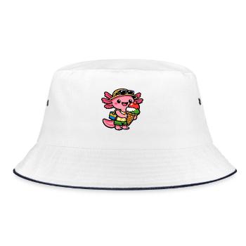 Axolotl - Bob - blanc/marine - Devant