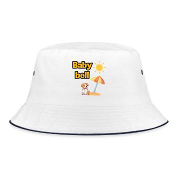 BABY BELL, MÂLE MODE FÊTES DE JEUNE FILLE EN MARCHE ! VACANCES DE L’ALCOOL - Bob - blanc/marine - Devant