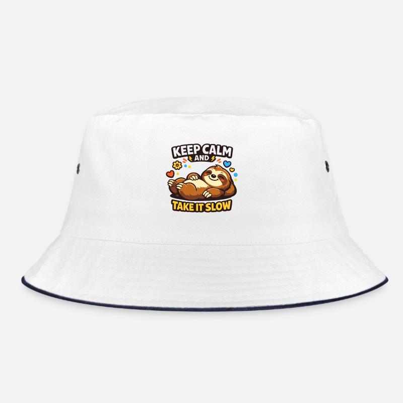Sloth Rest Take It Slow Bucket Hat