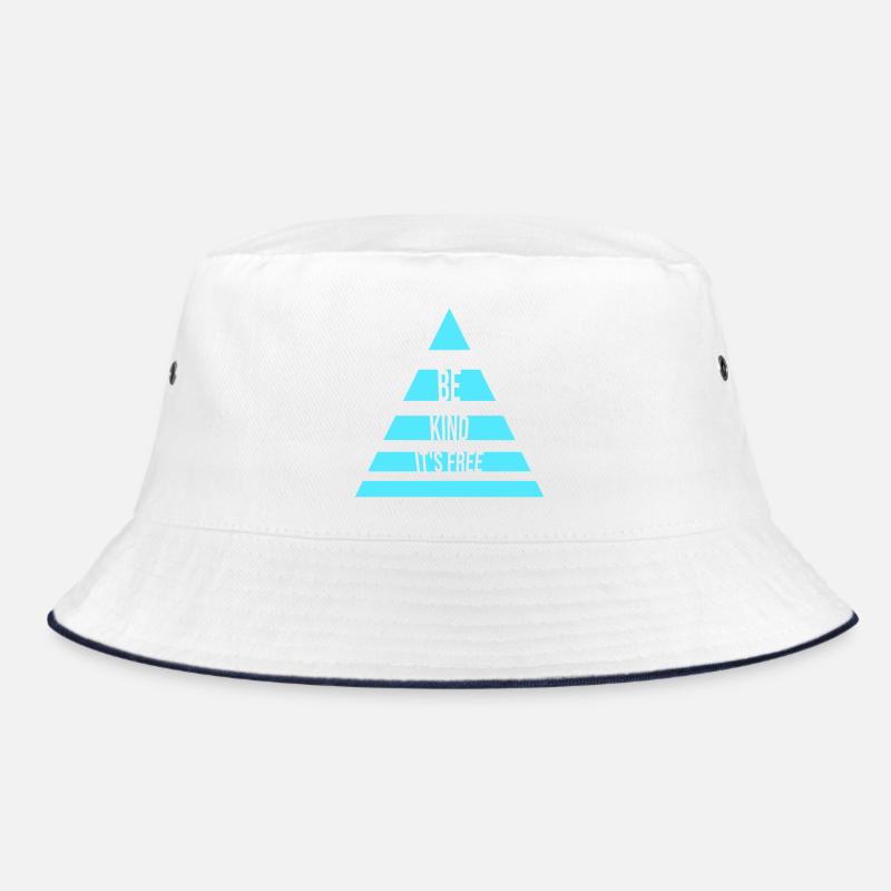 Be Kind It's Free Freundlichkeit Statement Spruch Bucket Hat