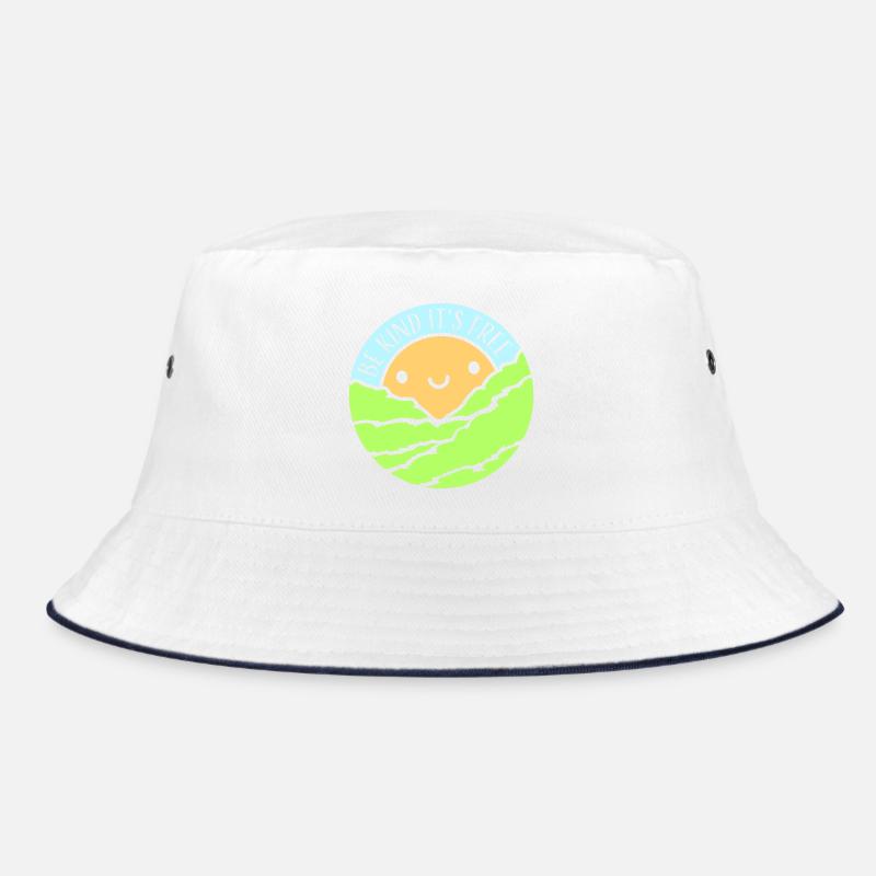 Be Kind It's Free Kindness Statement Saying Bucket Hat