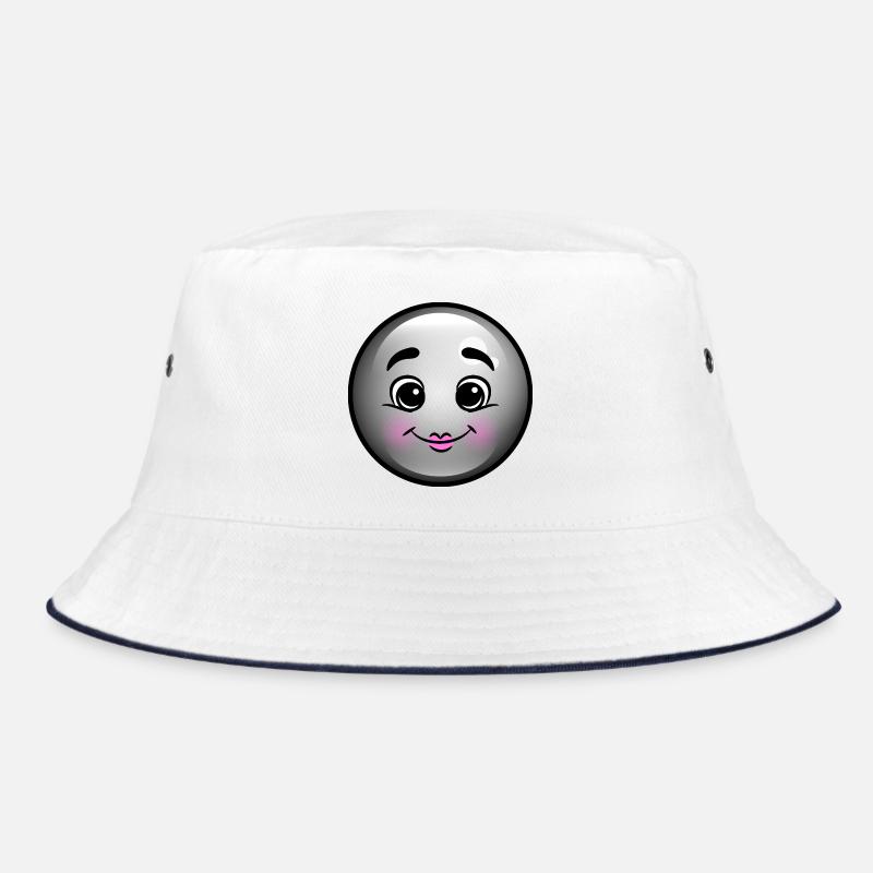 Cute Black Bubble Bucket Hat