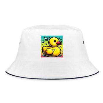 Caneton Canard Canard Canard - Bob - blanc/marine - Devant