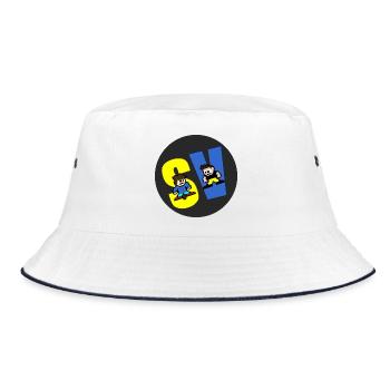 Logo de la salle de jeux vidéo - Bob - blanc/marine - Devant