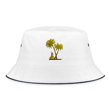Dance - Bucket Hat - white/navy - Front
