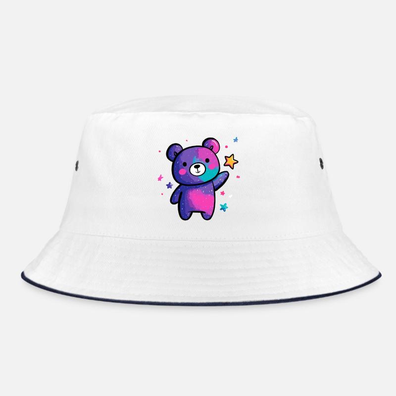 Kosmischer Panda Sternenzauber Bucket Hat