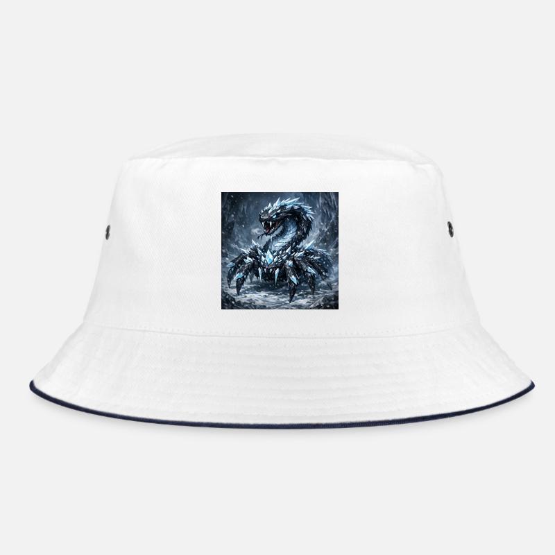 Kristalldrache im Eissturm Bucket Hat