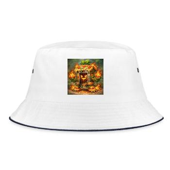 Monstre du Four à Feu à Pizza - Bob - blanc/marine - Devant