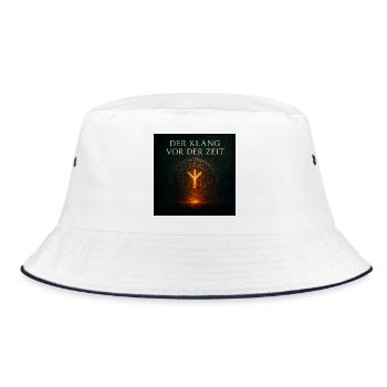 Der Klang vor der Zeit - Bucket Hat - Weiß/Navy - Vorne